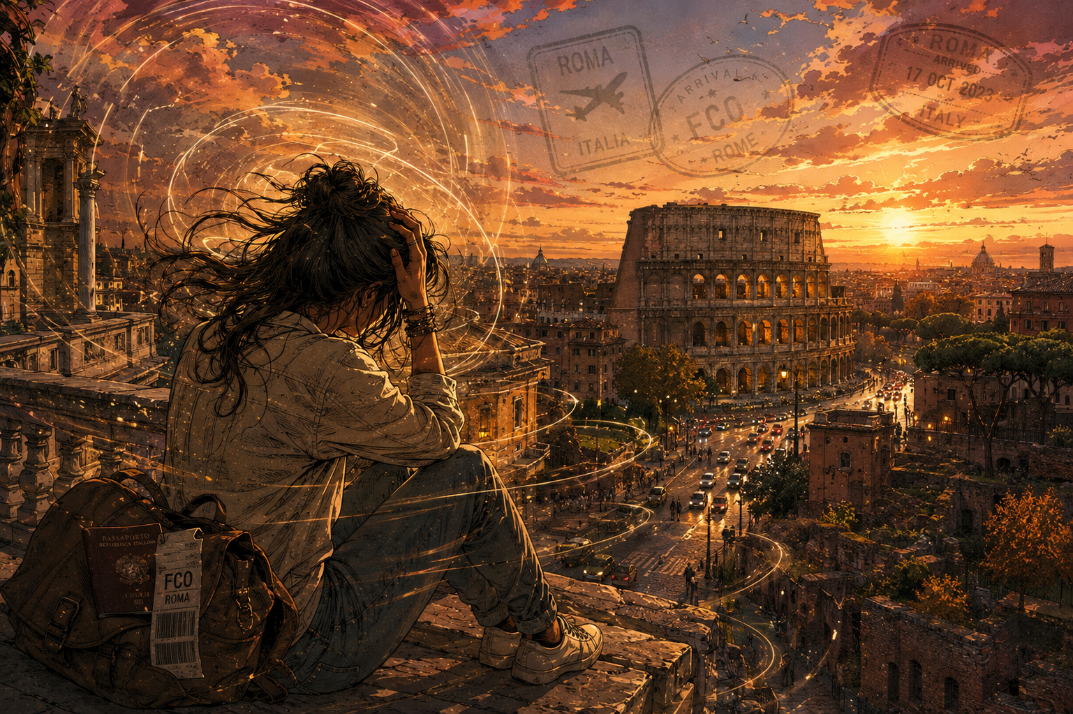 V. Italien Reise: Energetisches Jetlag in Rom